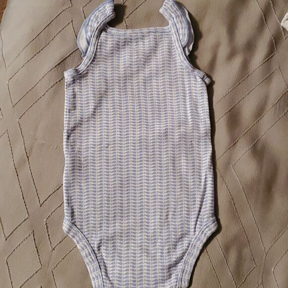 Two Carter's  Infant Girl's Sleeveless Bodysuit Size 6-9 Months - Picture 11 of 12